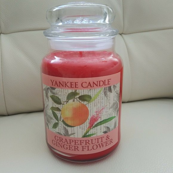 Yankee Candle Other - New Yankee Candle GRAPEFRUIT & GINGER FLOWER Jar